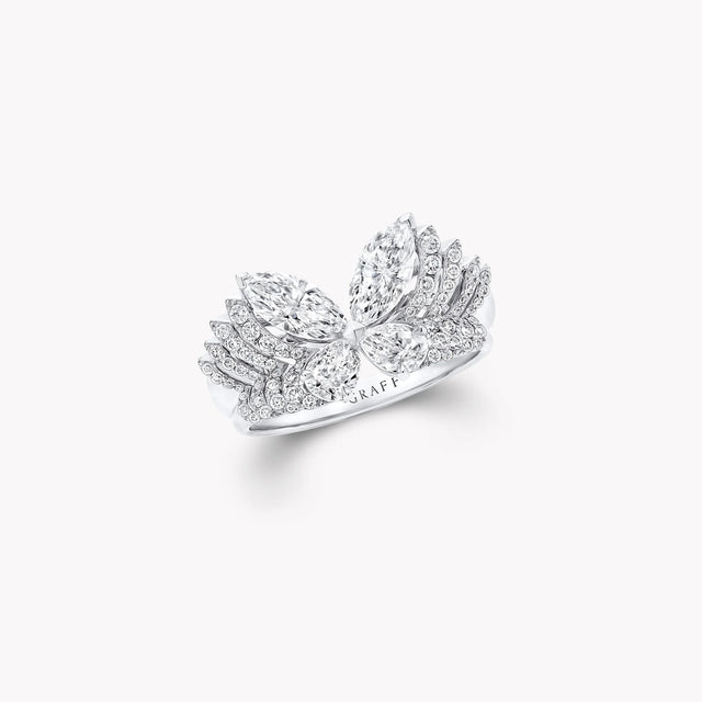Butterfly Diamond Ring