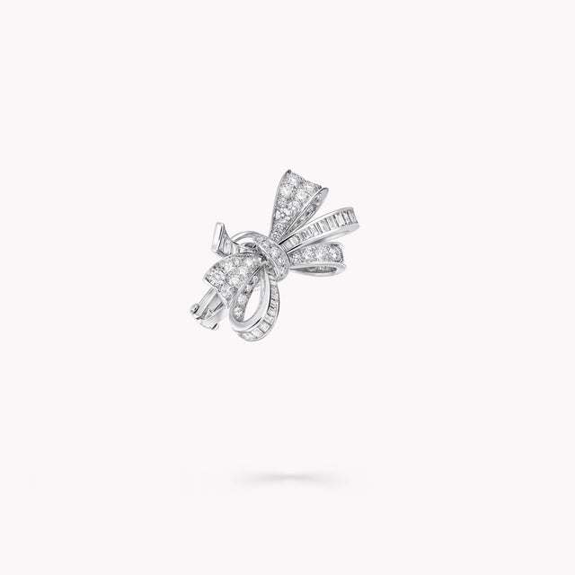 Tilda's Bow Classic Diamond Stud Earrings