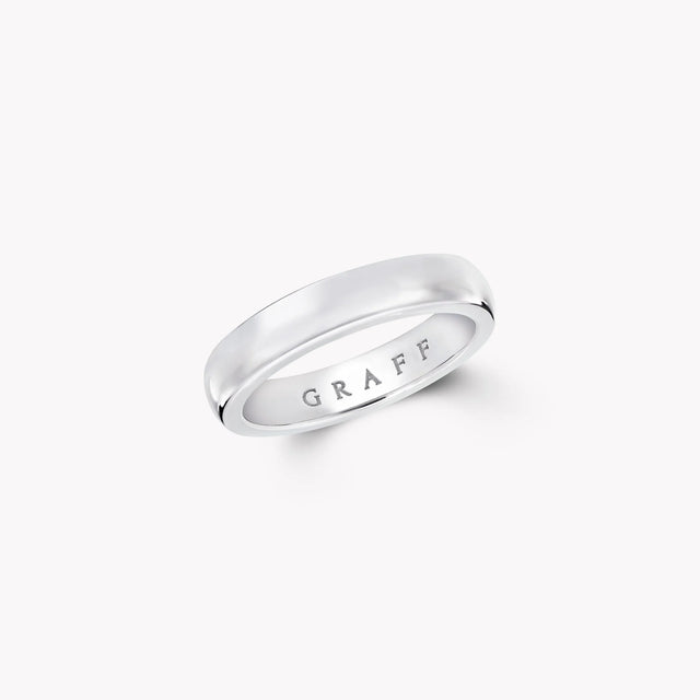D Shape Wedding Band