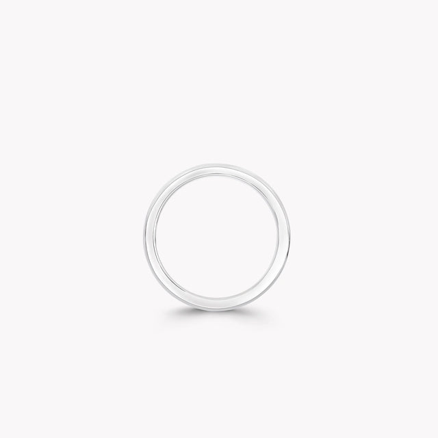 D Shape Wedding Band