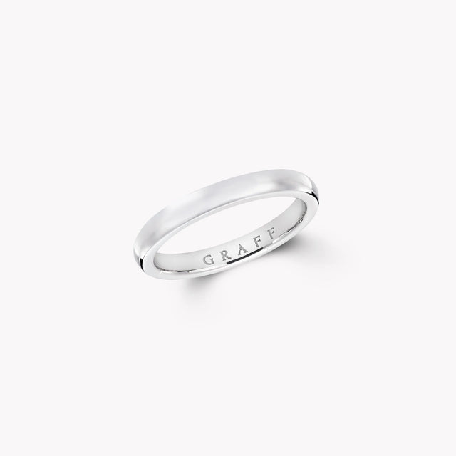 D Shape Wedding Band