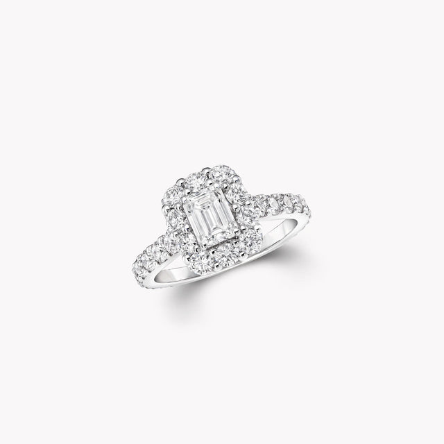 Icon Emerald Cut Diamond Engagement Ring