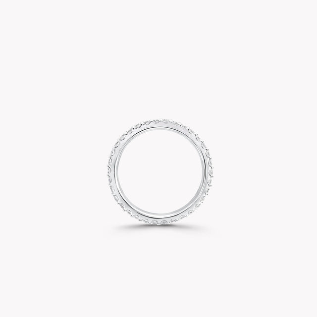Round Diamond Wedding Band