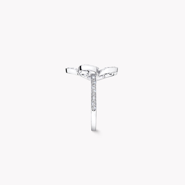 Wild Flower Large Pavé Diamond Ring