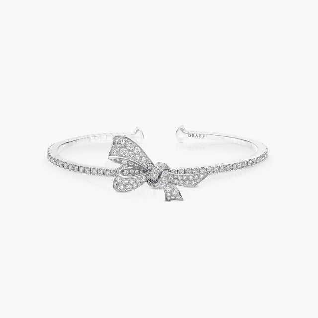 Tilda’s Bow Diamond Bangle