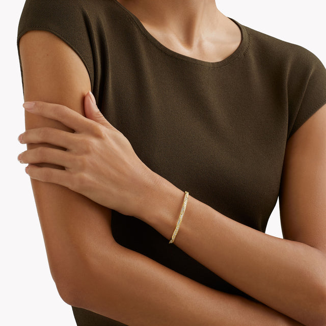 Laurence Graff Signature Pavé Diamond Bangle