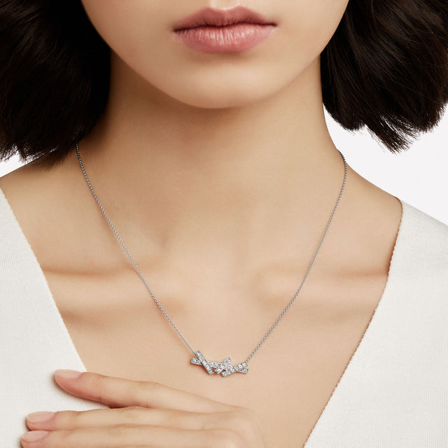Threads Diamond Mini Pendant
