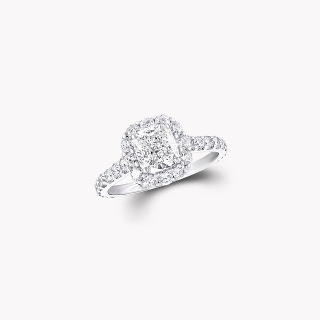 Icon Cushion Cut Diamond Engagement Ring