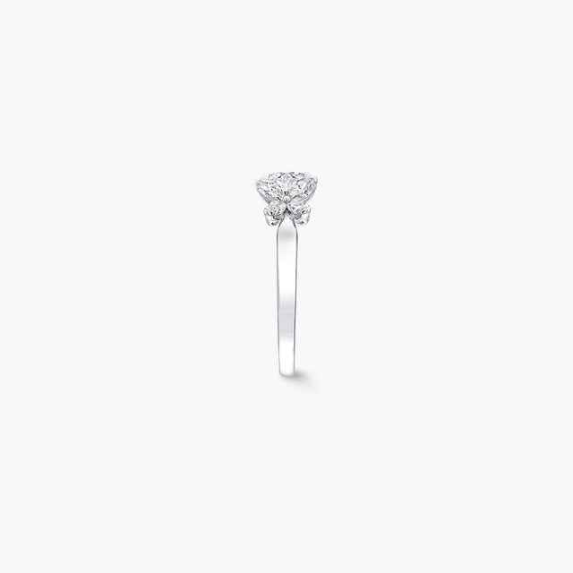Classic Butterfly Round Diamond Ring