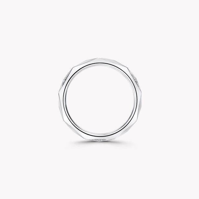 Laurence Graff Signature Faceted Diamond Wedding Band