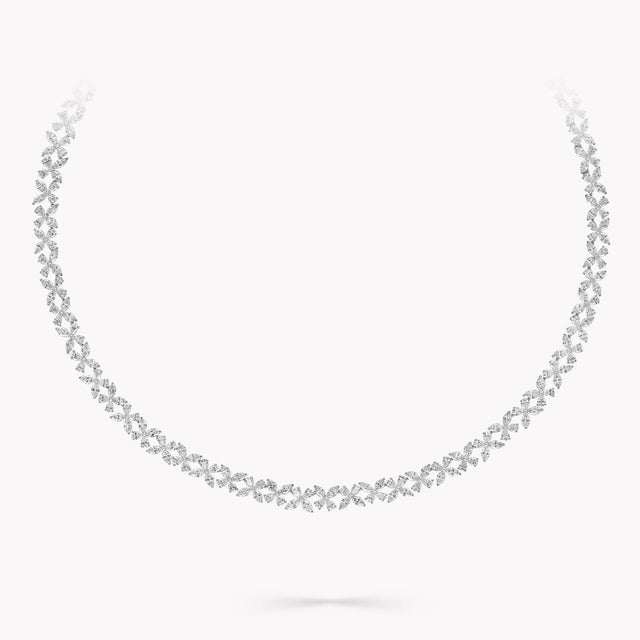 Classic Butterfly Diamond Necklace